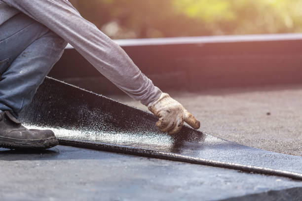 Professional Emergency Waterproofing technician working in Kewaskum, WI
